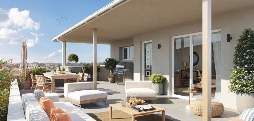 Programme immobilier neuf MURMÛRE - Saint-Bonnet-de-Mure résidence conviviale proche Lyon (69720) - Référence : 17320