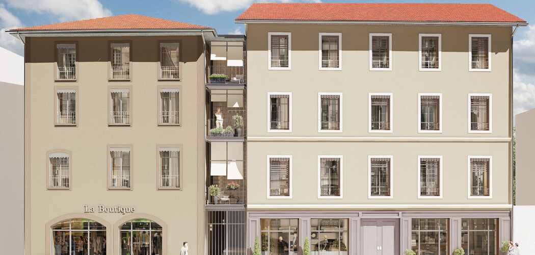 Programme immobilier neuf RENAISSANCE (38) - Saint-Marcellin appartements réhabilités en rue piétonne (38160) - Référence : 17955