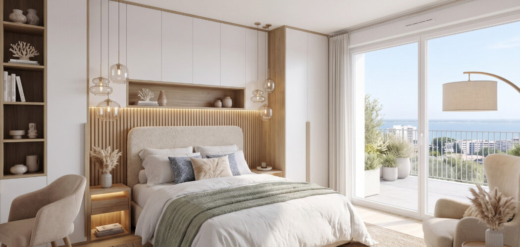 Programme immobilier neuf Harmony of the Sky - Saint-Nazaire : Appartements studio–T5 avec vues panoramiques, terrasses et jardin paysager proche de l’océan Atlantique (44600) - Référence : 14482