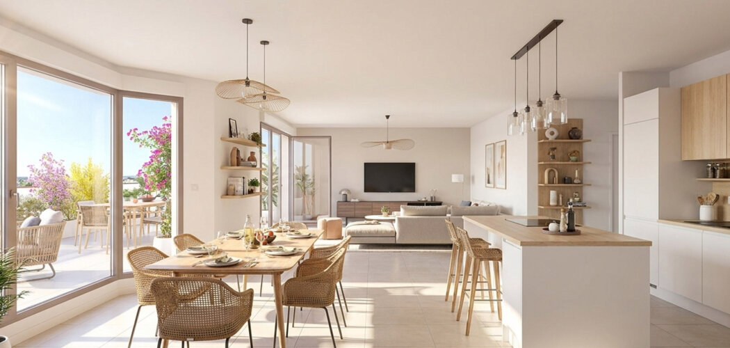 Programme immobilier neuf ORIEL - Saint-Priest cœur de ville connecté à Lyon (69800) - Référence : 17269