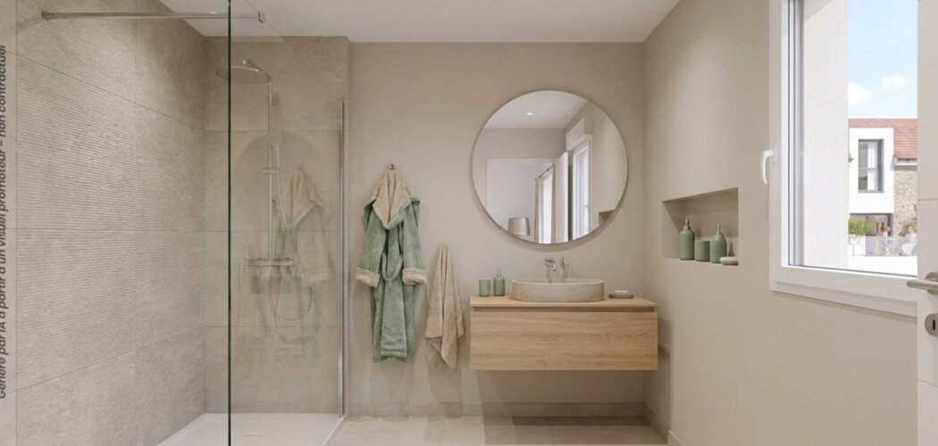 Programme immobilier neuf Villas Flora - Saint-Thibault-des-Vignes : 28 appartements neufs du 2 au 4 pièces proche des commerces (77400) - Référence : 15054