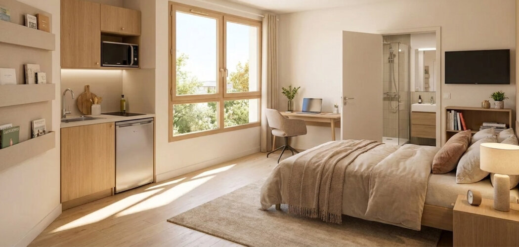 Programme immobilier neuf Urbanéo - Strasbourg - Strasbourg, un investissement étudiant bien connecté (67000) - Référence : 17931