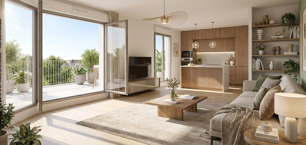 Programme immobilier neuf TRIANGLE (RP-JB) - Sucé sur Erdre appartements fonctionnels à 4 min de la gare (44240) - Référence : 17461