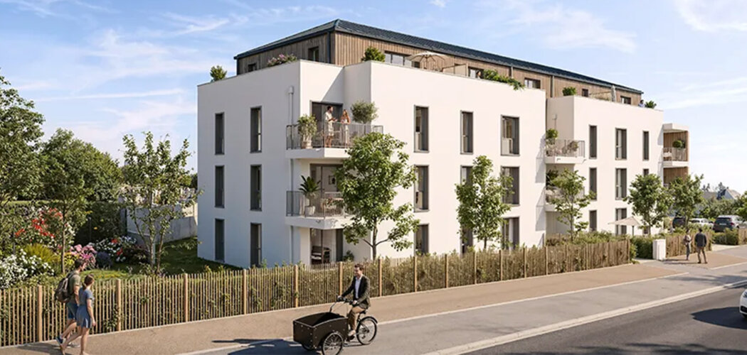 Programme immobilier neuf TRIANGLE (RP-JB) - Sucé sur Erdre appartements fonctionnels à 4 min de la gare (44240) - Référence : 17461