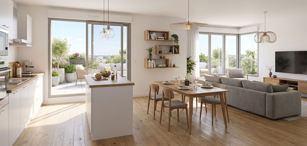Programme immobilier neuf TRIANGLE - Sucé-sur-Erdre investissement locatif à 4 min de la gare (44240) - Référence : 17467