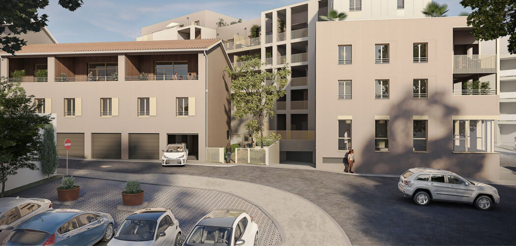 Programme immobilier neuf CONVERGENCE - Tarare centre proche place Croizat résidence moderne avec extérieur (69170) - Référence : 17203