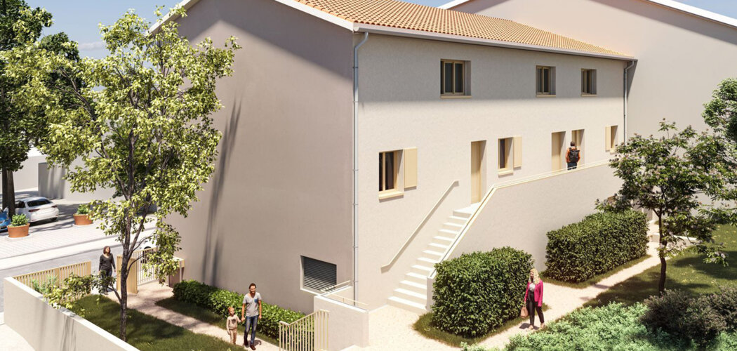 Programme immobilier neuf CONVERGENCE - Tarare centre proche place Croizat résidence moderne avec extérieur (69170) - Référence : 17203