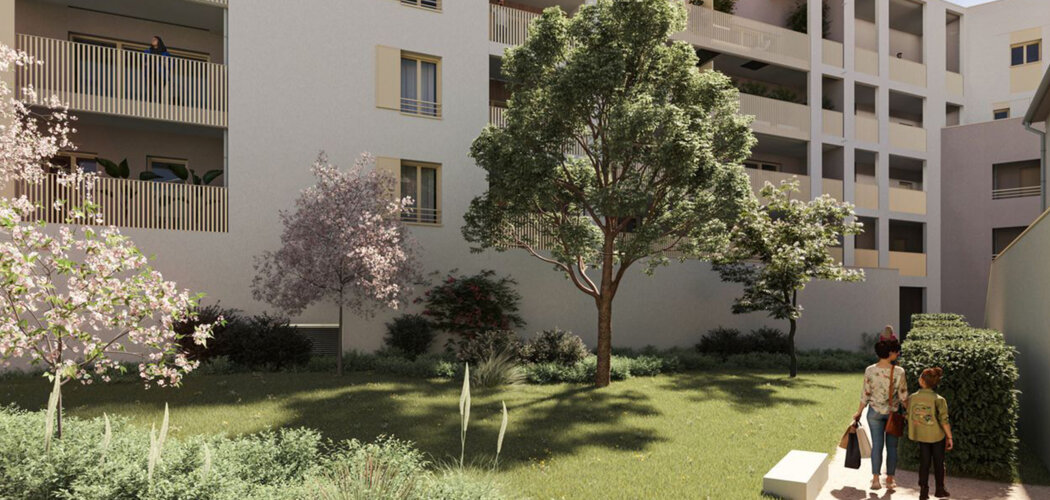 Programme immobilier neuf CONVERGENCE - Tarare centre proche place Croizat résidence moderne avec extérieur (69170) - Référence : 17203