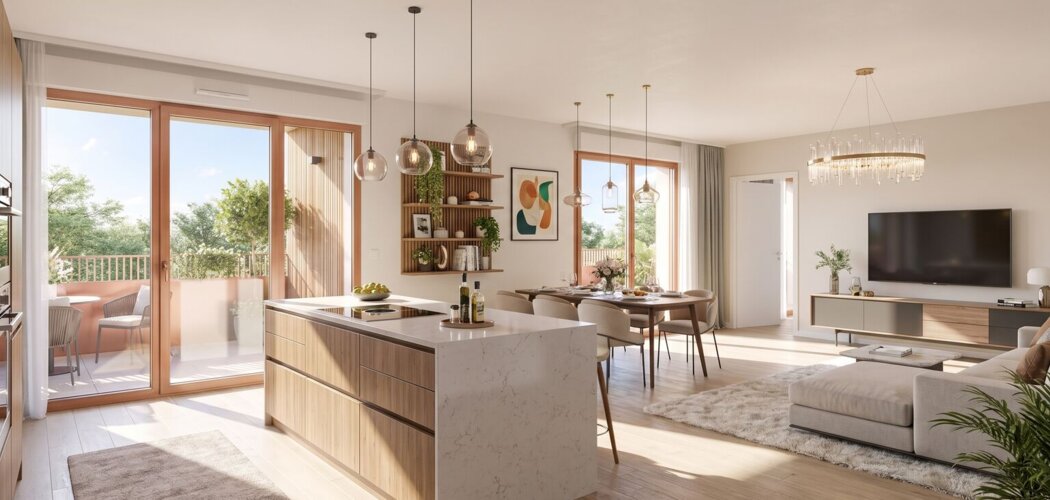 Programme immobilier neuf LE 1827 - Tassin-la-Demi-Lune : appartements neufs 2 à 5 pièces à 5 min de la gare routière (69160) - Référence : 16002