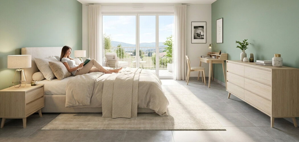 Programme immobilier neuf Prairies du Breuil - Vif : 32 appartements neufs du 2 au 4 pièces dans un parc de 6000 m² proche du centre (38450) - Référence : 15454
