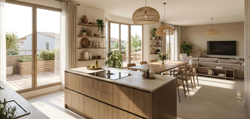 Programme immobilier neuf Nouveau domaine - Villeneuve-Tolosane appartements et maisons aux portes de Toulouse (31270) - Référence : 17958