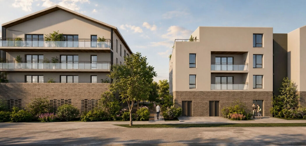 Programme immobilier neuf Nouveau domaine - Villeneuve-Tolosane appartements et maisons aux portes de Toulouse (31270) - Référence : 17958